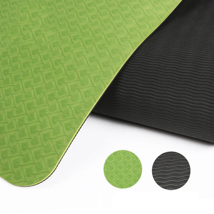 Transform Your Yoga Practice with Our Two-Color 6Mm Posture Line Yoga Mat